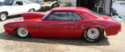 Solid Red 1967 Camaro Race Car